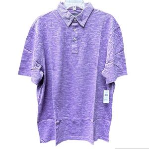 Paul Fredrick purple light cotton polo, NWT, size XL